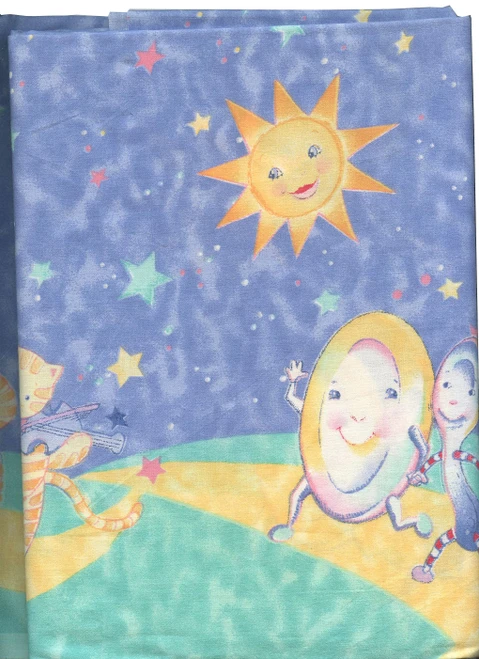 The Cow Jumped Over the Moon Border Stripe