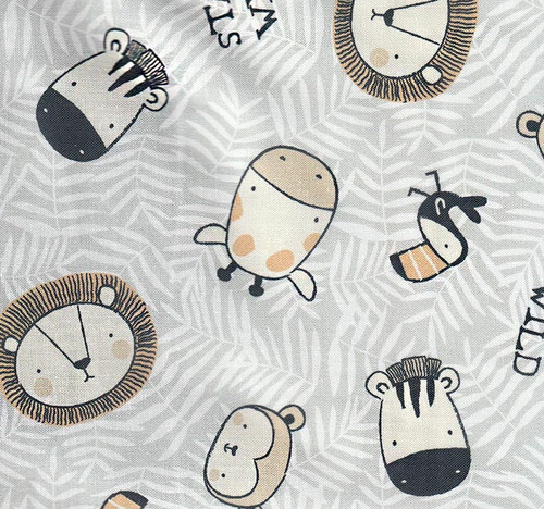 STAY WILD A Head of the Wild Cotton Fabric by Springs Creative