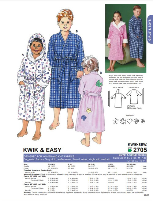 Kwik Sew Pattern 2705
