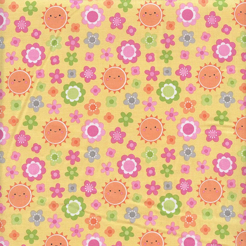 C15292-Y Blossoms on Yellow