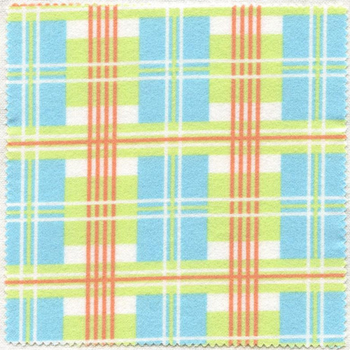 10" pre-cut Sunshine Plaid Sky Blue Square, SKU# 29222 20F
