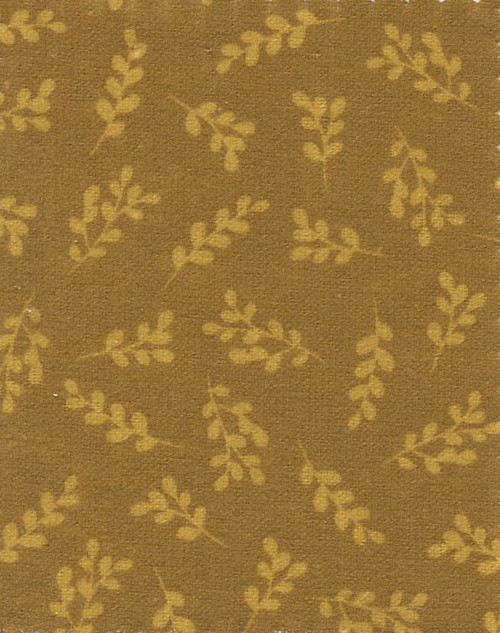 108" Wide-Back Flannel Ferns - Mustard Yellow, SKU# 145567-Mustard