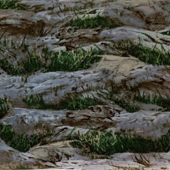 A Change of Scenery Rocky Landscape Summer Flannel