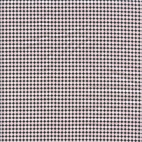 Urban Farm Cream Circles on Black Fabric