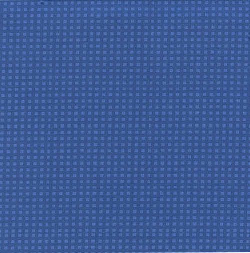 Baby Beluga Dark Blue Tone-on-Tone Checkered Cotton Fabric by P&B Textiles