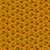 Grasslands Flannel Medium Flowers on Gold