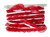 Red Lace with White Bias Edging Lace