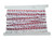 Red Satin Inlay 50's Lace