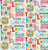 Good Vibes Inspirational Words on Turquoise by 3 Wishes Fabric