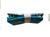 Aquatic Blues Novelty Assorted F4 Bundle