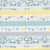 DOODLE BABY Border Stripe Flannel by designer Jessica Flick