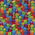 Rainbow Dogs 100% cotton fabric by Fabric Traditions, SKU# 1596-3200