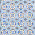 Peek-a-Boo Blue, Brown and White Geometric Shapes by South Sea Imports, SKU#63289-412