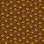 Grasslands Flannel Medium Flowers on Brown