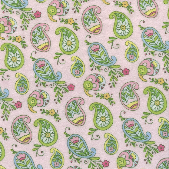 Believe Floral Paisley Flannel