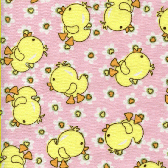 Baby Talk Baby Ducks on Pink