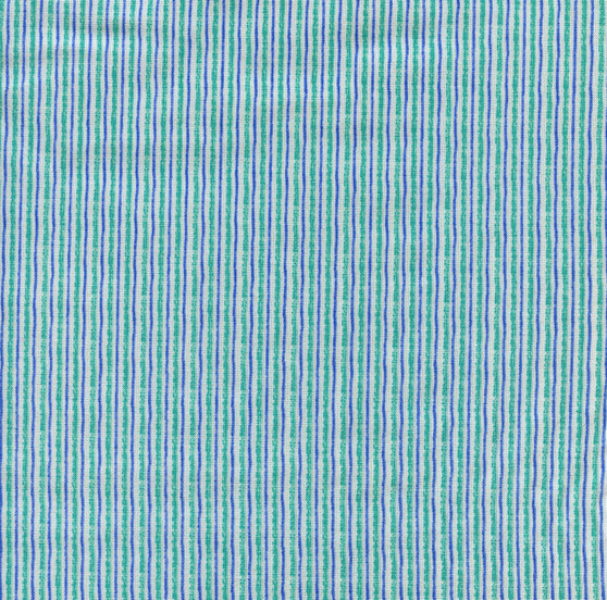 Sleepy Bear Mint/Blue Stripe Coordinate