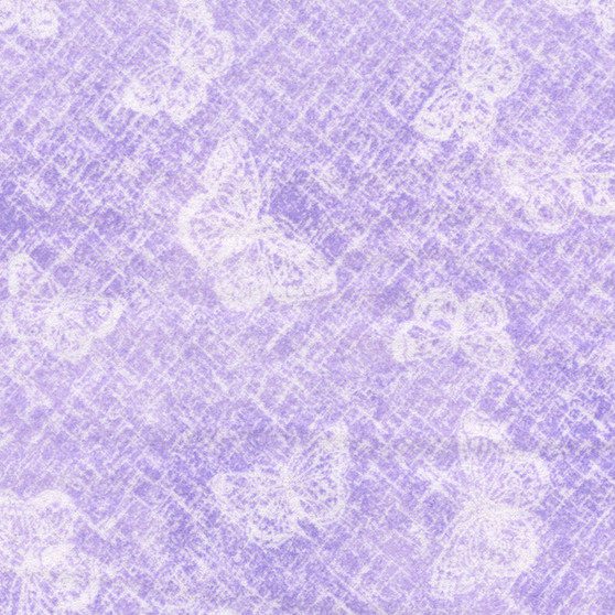 Ice Garden Butterfly Impressions Violet Flannel