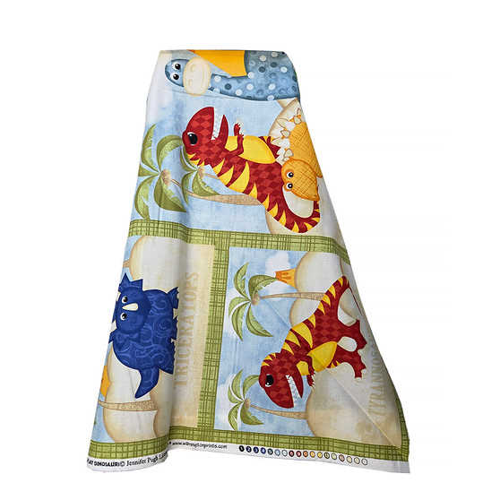 Have you Seen my Dinosaur by Jennifer Pugh for Wilmington Prints, SKU#82407-742