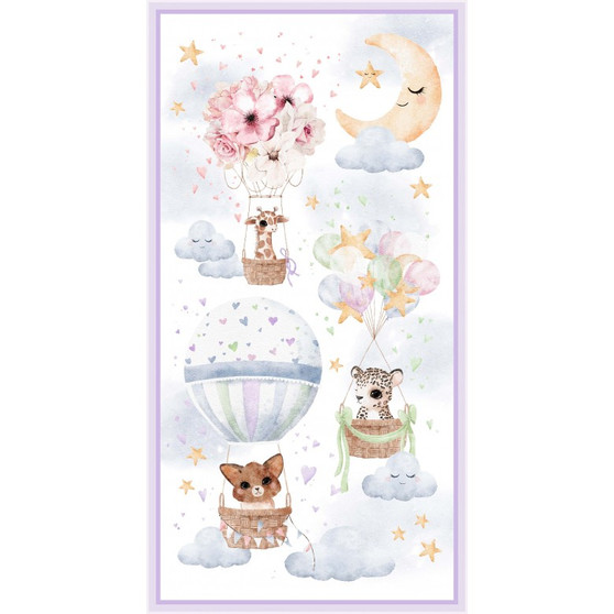 Animal babies panel by Michael Miller Fabrics, SKU#011631-11