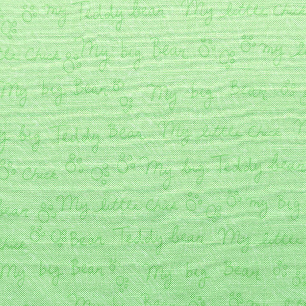 Cutie Pie  Beary Cute Descriptive Words on Lt. Green