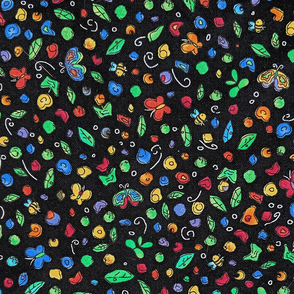 Jungle Buzz Mini Bugs and Foliage Black