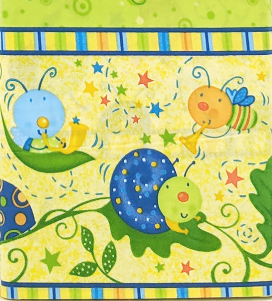 Cute as a Bug Border Stripe