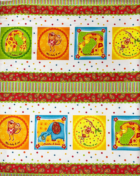 Safari Sweethearts Border Stripe