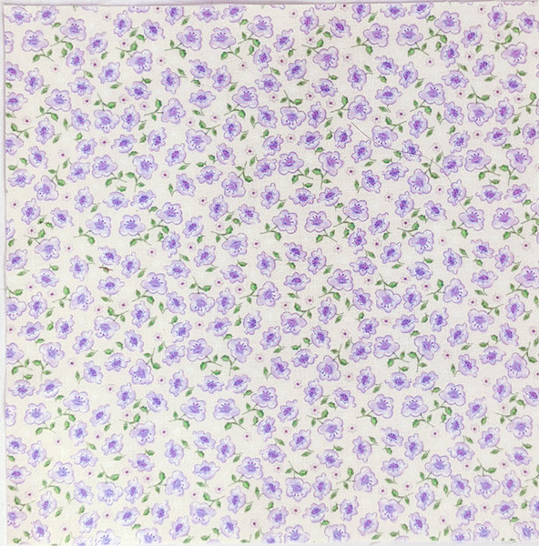 Fairy Lilac Flowers on Lt. Butter
