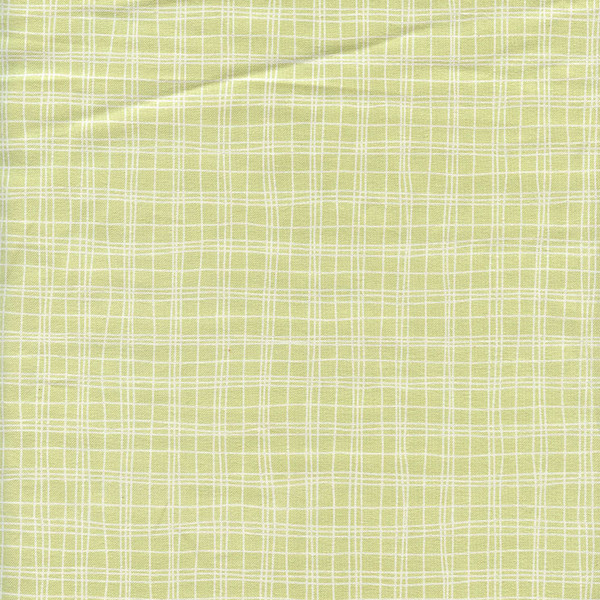 Lt. Sage Green Irregular Striped Plaid