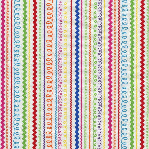Turtle Talk Rainbow Zigzag Stripe