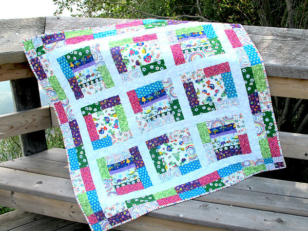 Bugs Bright Pre-cut Quilt Kit Bugs Bright Pre-cut Quilt Kit