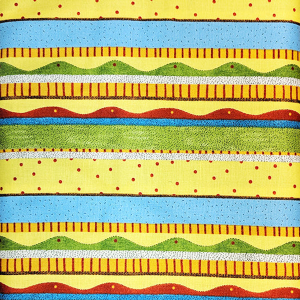 Old Mac Donald's Farm Multi Stripe