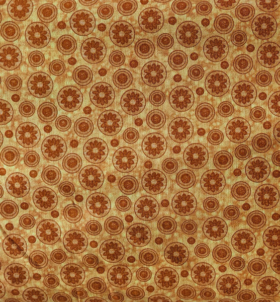 Hoppy Days Geometric Flowers on Tan