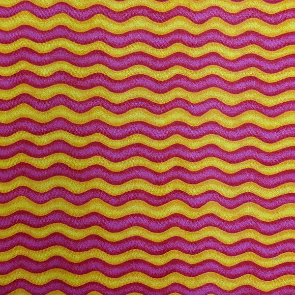 Bubbles & Waves Hot Pink/Orange Wavy Stripe Bubbles & Waves Hot Pink/Orange Wavy Stripe