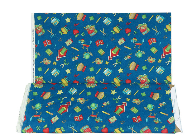 It's Elementary Tossed on Blue