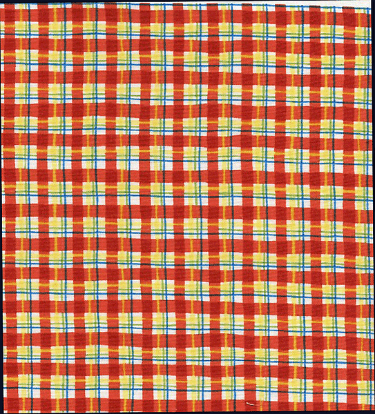 Old Mac Donald Farm Red/Yellow Multi Plaid