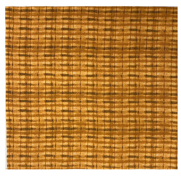 Western Plaid Golden Brown - 8 1/2" Sq