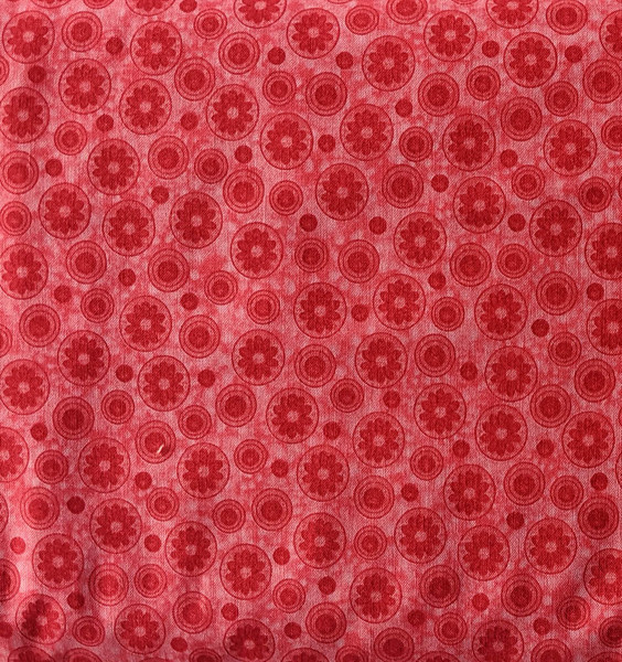 Hoppy Days Geometric Flowers on Strawberry