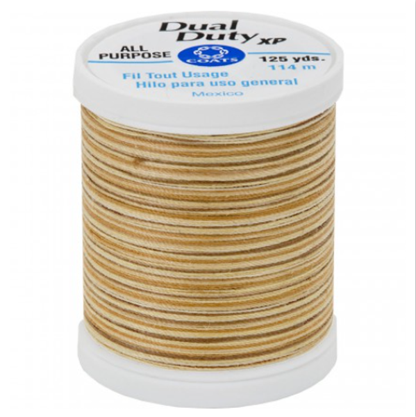 Coats & Clark Dual Duty All Purpose Variegated Thread - Sandstone