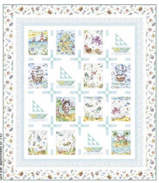 P&B Textiles Enchanted Seas Free Pattern