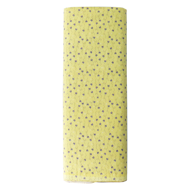 DOODLE BABY Baby Bee Flannel Yellow by Benartex Fabrics