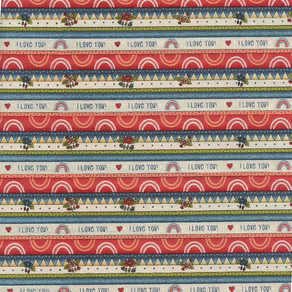 Our Greatest Gift - I Love You Multi Stripe by Henry Glass