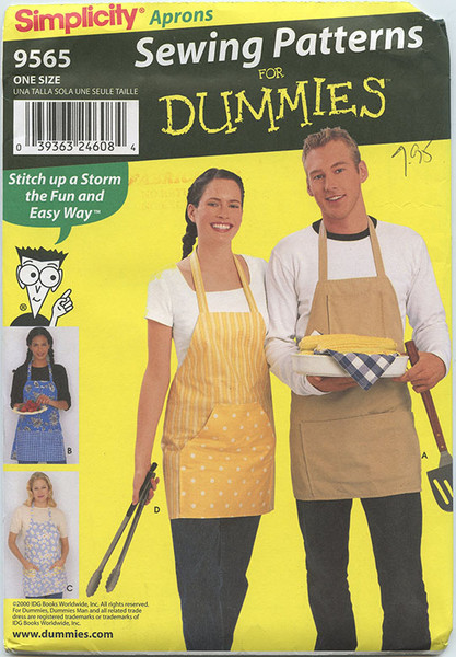 Simplicity Pattern 9565- Adult Basic Apron