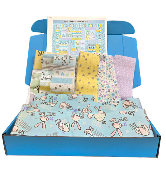 DOODLE BABY Patchwork Animal Blocks Flannel Kit