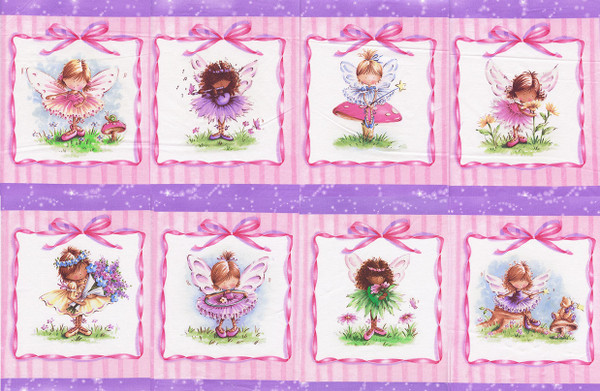 FAIRY GARDEN: Block Panel by Nicola Mason for Studio e Fabric