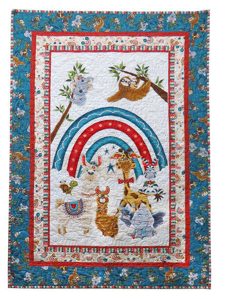 Rainbow of Love "Quilt Sew Easy" Complete Quilt Kit