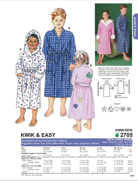 Kwik Sew Pattern 2705