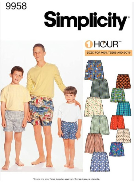 Simplicity Boys and Mens Boxer Shorts  9958