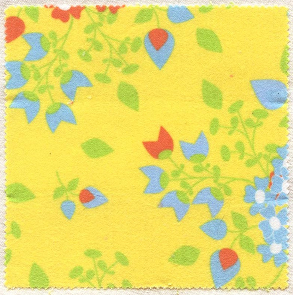10" pre-cut Sunshine Bouquets Florals Yellow Square, SKU# 29220-17F
